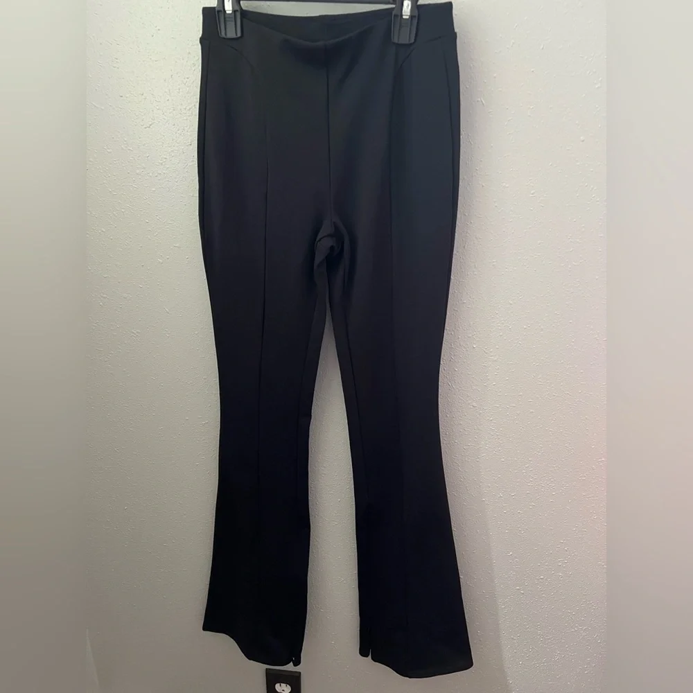 New Alo Yoga High Waist Zip It Flare Legging In Black Size Small New